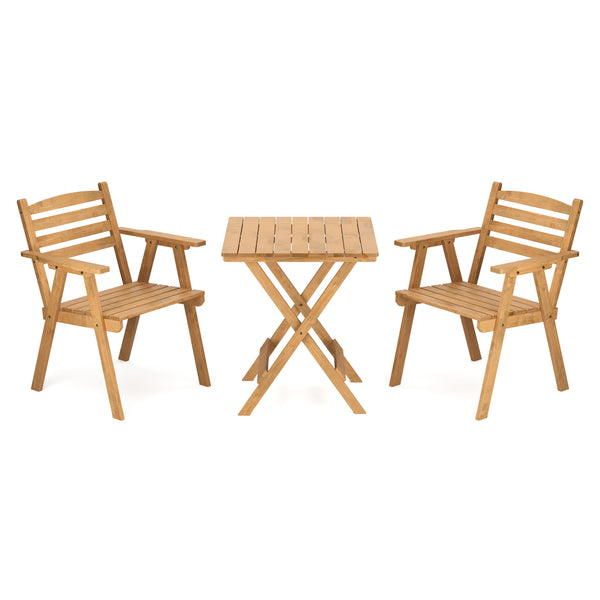 Bistroset Holz HUGO 3-teilig