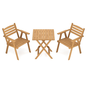 Bistroset Holz HUGO 3-teilig