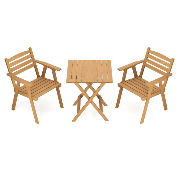 Bistroset Holz HUGO 3-teilig
