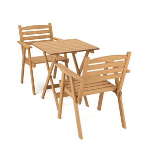 Bistroset Holz HUGO 3-teilig
