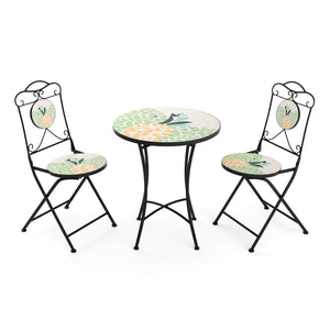 Bistroset MOSAIK 3-teilig Ananas
