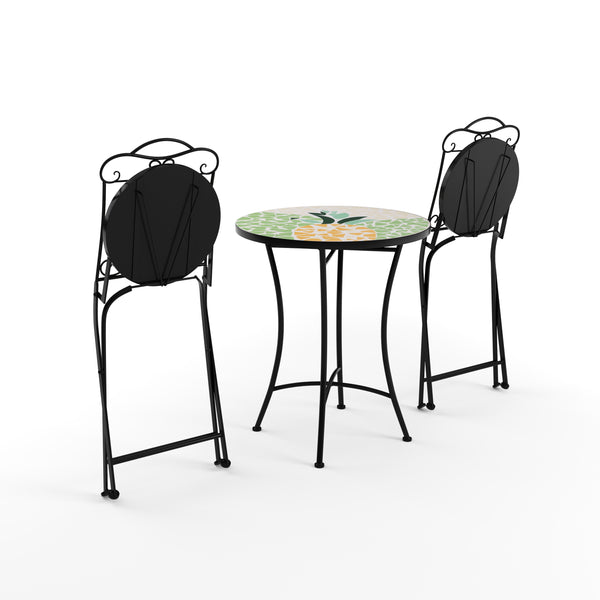 Bistroset MOSAIK 3-teilig Ananas