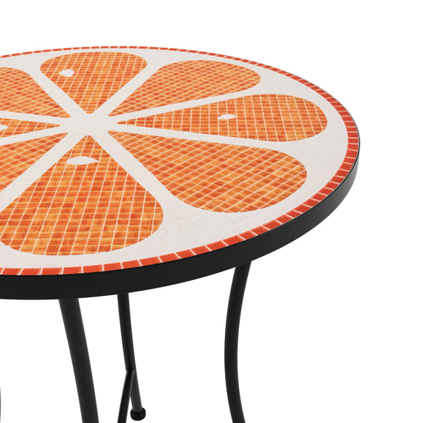 Bistroset MOSAIK 3-teilig Orange