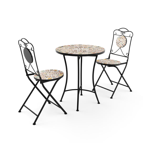 Bistroset MOSAIK 3-teilig bunt