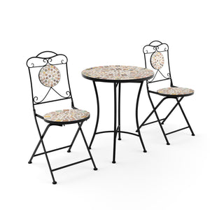 Bistroset MOSAIK 3-teilig bunt