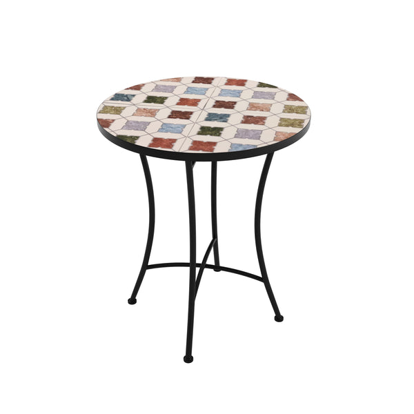 Bistroset MOSAIK 3-teilig Quadrate bunt
