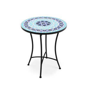 Bistroset MOSAIK 3-teilig blau