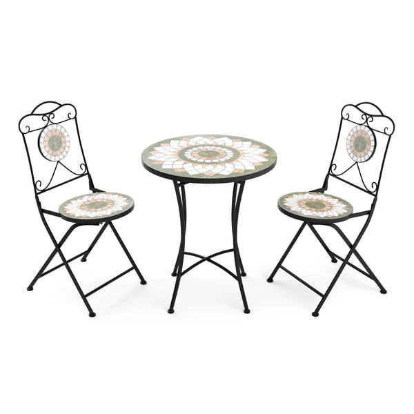 Bistroset MOSAIK 3-teilig olive