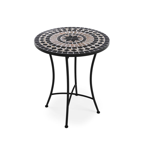 Bistroset MOSAIK 3-teilig schwarz