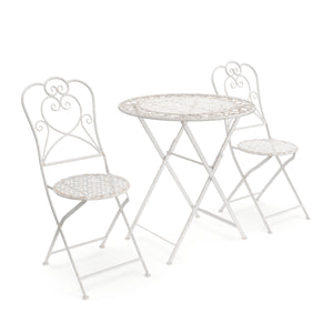 Bistroset Vintage PAULINE weiss