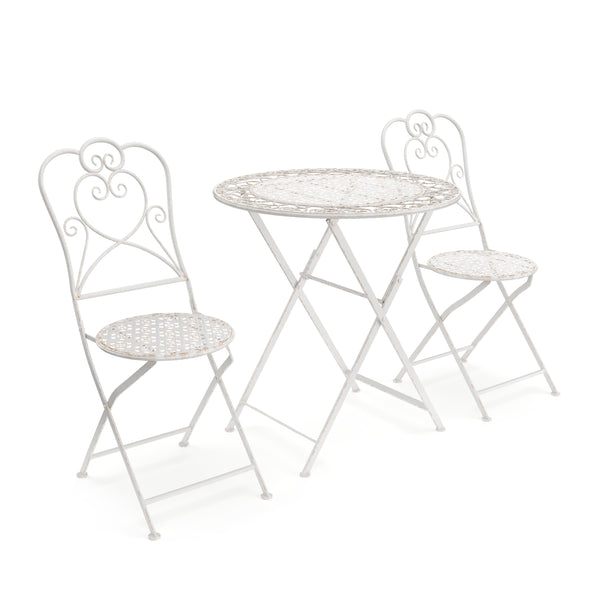 Bistroset Vintage PAULINE weiss