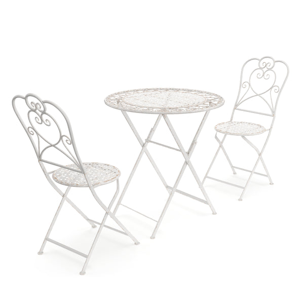 Bistroset Vintage PAULINE weiss