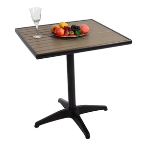 Bistrotisch Gartentisch Balkontisch Gastronomie Outdoor schwarz