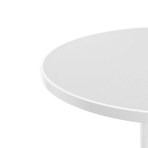 Bistrotisch Gartentisch RICO klappbar rund 80 x 70 cm weiss