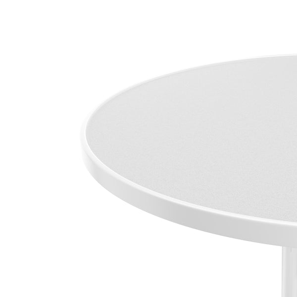 Bistrotisch Gartentisch RICO klappbar rund 80 x 70 cm weiss