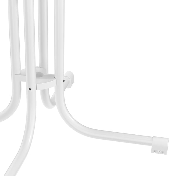 Bistrotisch Gartentisch RICO klappbar rund 80 x 70 cm weiss