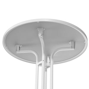 Bistrotisch Gartentisch RICO klappbar rund 80 x 70 cm weiss