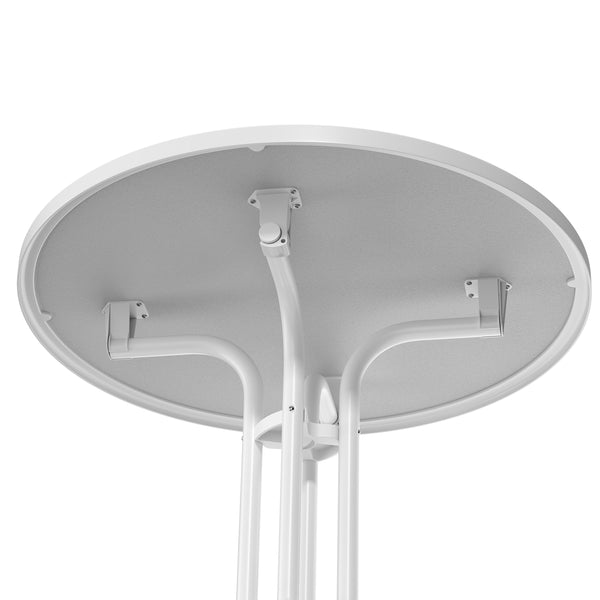 Bistrotisch Gartentisch RICO klappbar rund 80 x 70 cm weiss