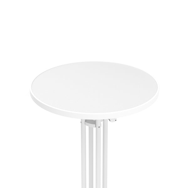 Bistrotisch Stehtisch MARTIN rund 70 x 110 cm weiss