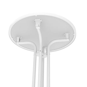 Bistrotisch Stehtisch MARTIN rund 70 x 110 cm weiss