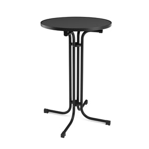 Bistrotisch Stehtisch MARTIN rund 70 x 110 cm schwarz