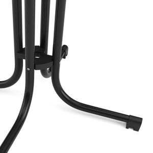 Bistrotisch Stehtisch MARTIN rund 70 x 110 cm schwarz