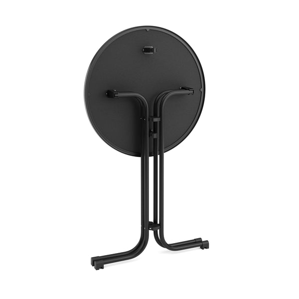 Bistrotisch Stehtisch MARTIN rund 80 x 110 cm schwarz