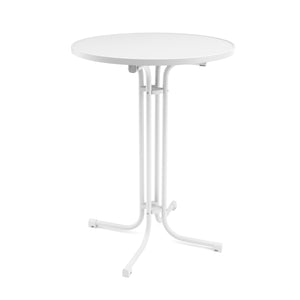 Bistrotisch Stehtisch MARTIN rund 80 x 110 cm weiss