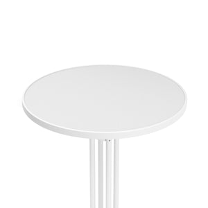 Bistrotisch Stehtisch MARTIN rund 80 x 110 cm weiss