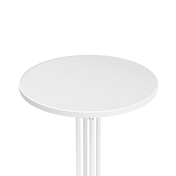 Bistrotisch Stehtisch MARTIN rund 80 x 110 cm weiss