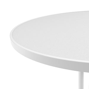 Bistrotisch Stehtisch MARTIN rund 80 x 110 cm weiss