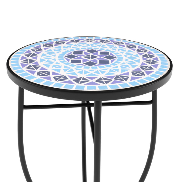 Bistrotisch MOSAIK blau