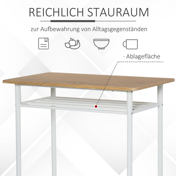 Bistrotisch Set Stehtisch Küchentisch mit 2 Barhocker