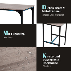 Bistrotisch Set Stehtisch Küchentisch mit 2 Barhocker