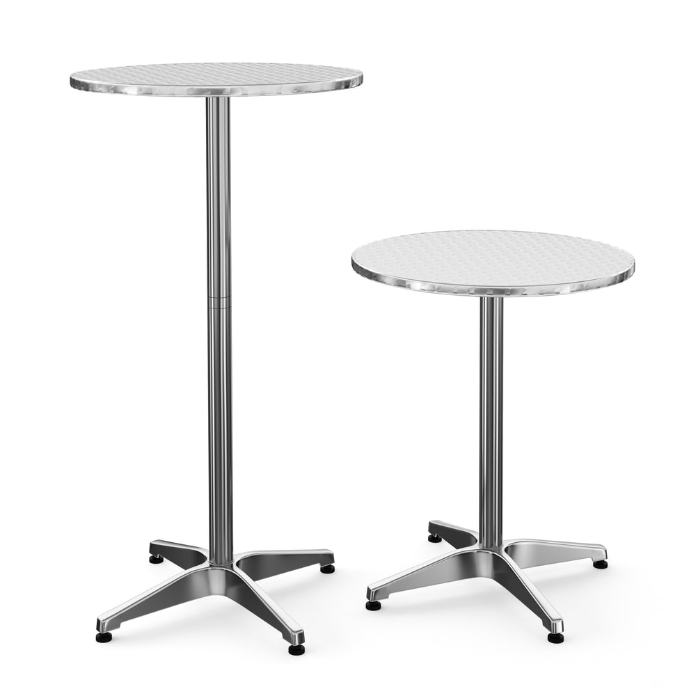 Height-adjustable aluminum standing desk