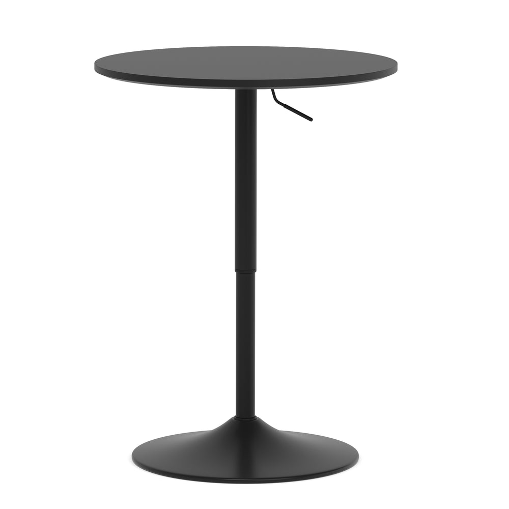 Bistrotisch Stehtisch ENZO rund 60 x 56 - 78 cm schwarz