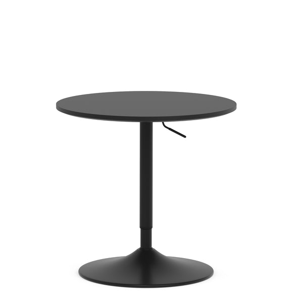 Bistrotisch Stehtisch ENZO rund 60 x 56 - 78 cm schwarz