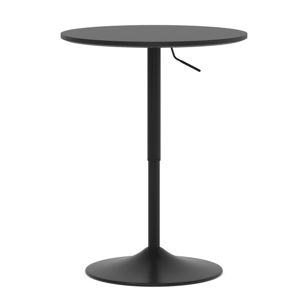Bistrotisch Stehtisch ENZO rund 60 x 56 - 78 cm schwarz