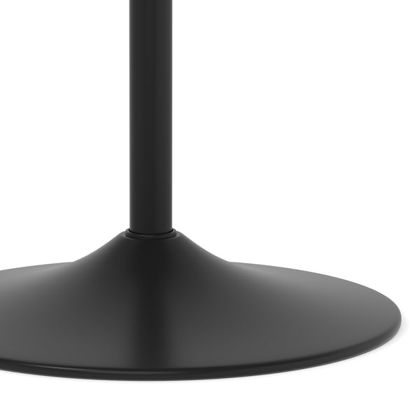 Bistrotisch Stehtisch ENZO rund 60 x 56 - 78 cm schwarz