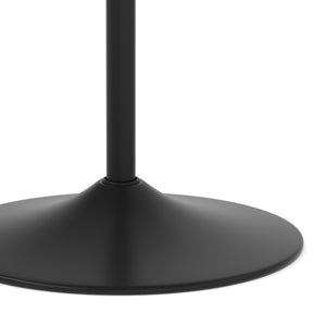 Bistrotisch Stehtisch VINCENCO rund 60 x 105 cm schwarz