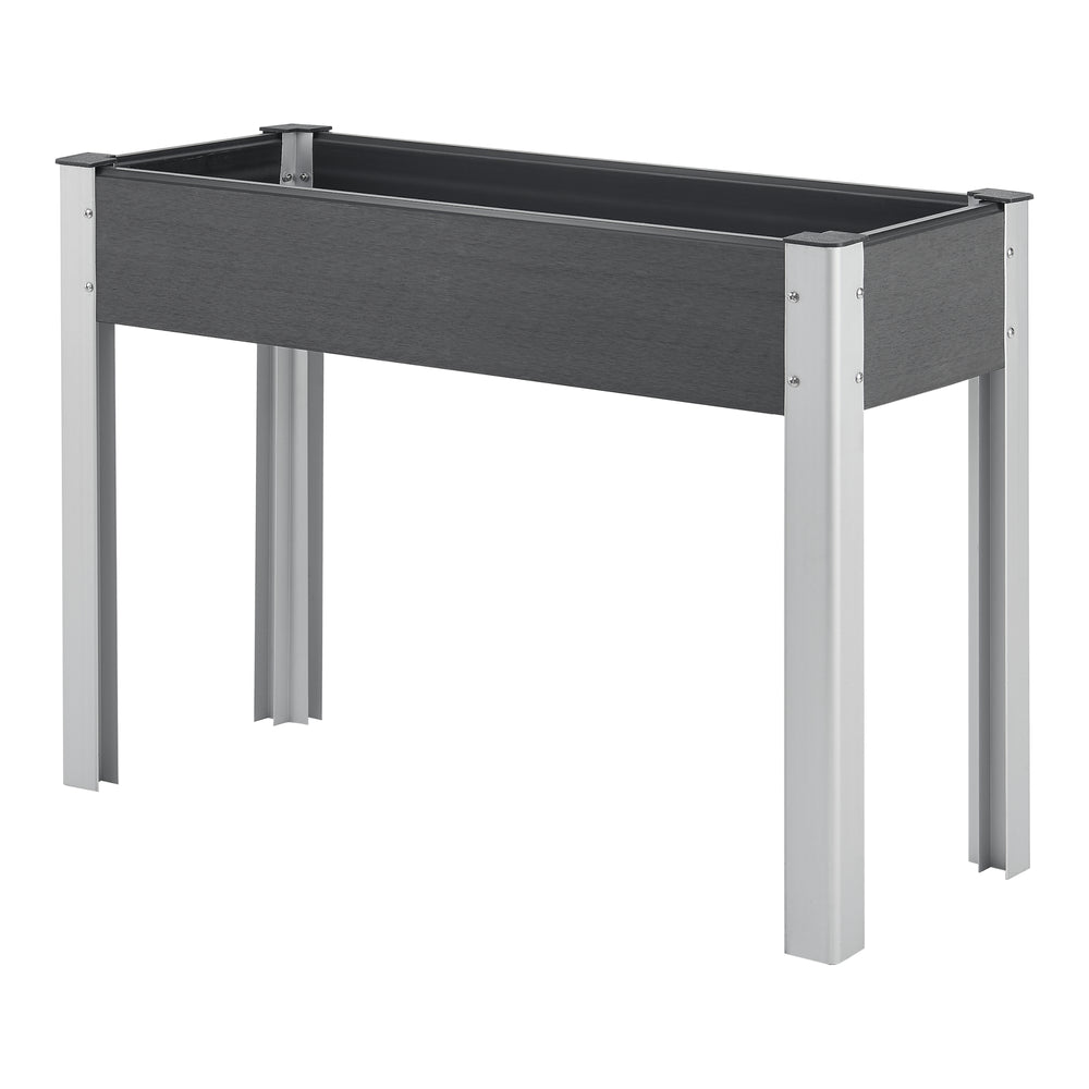 Lit surélevé Beverwijk 100x40x75cm gris foncé
