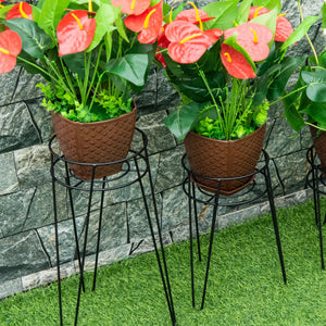 Blumenständer 3er Set Metall