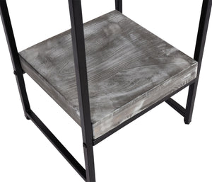 Blumentisch JAM-K71 Beistelltisch FSC Metall dunkelgrau 101cm