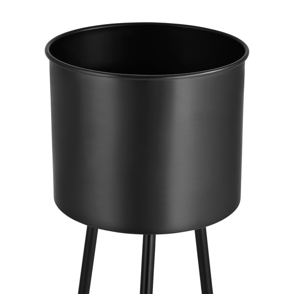 Set di 2 supporti per piante Dalhem neri