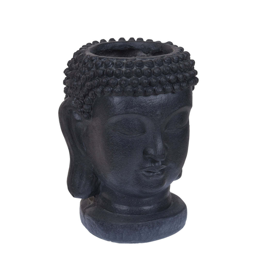 Vaso di fiori Buddha, antracite