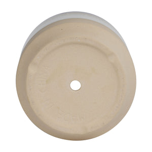Blumentopf Keramik weiss/beige