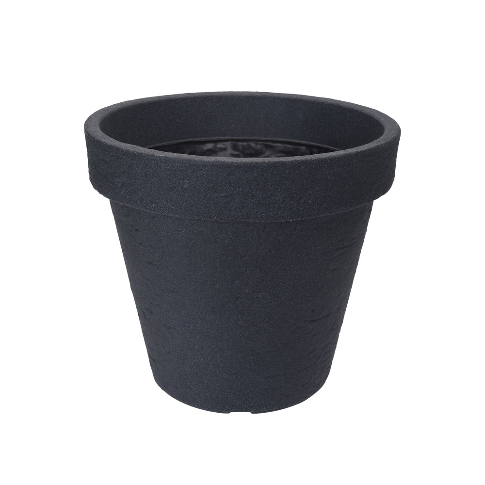 Vaso da fiori antracite, 25 cm