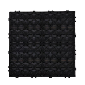Bodenplatte BENTON 11er Set 30 x 30 cm braun