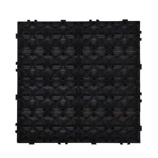 Bodenplatte BENTON 11er Set 30 x 30 cm braun