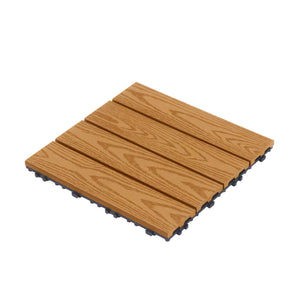 Bodenplatte BENTON 22er Set 30 x 30 cm hellbraun